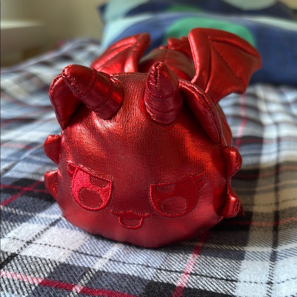 Red Metallic Dragon Plush Aphmau Meemeow